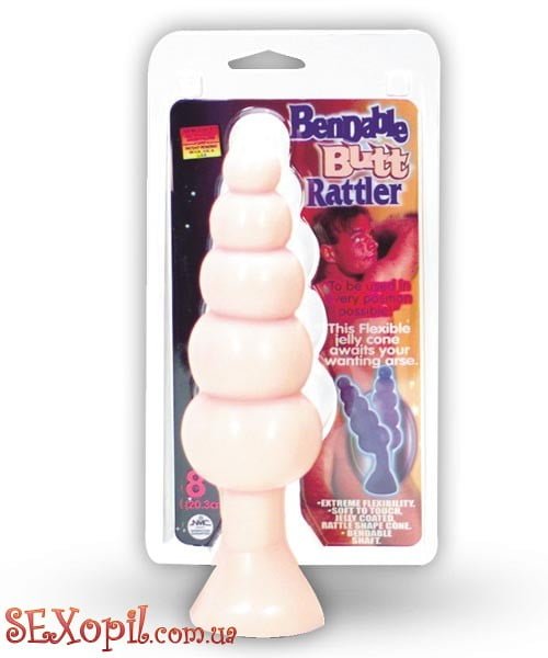 (d1209) Анальная пробка Bendable butt rattler (d1209) Анальная пробка Bendable butt rattler
