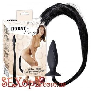 (o522066) Анальная пробка Pony Whip Plug