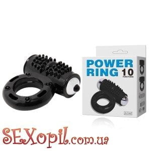 (BI0239) Кольцо с вибратором Power Rig