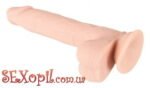 (o532819) Фалоімітатор Nature Skin Medium Bendable Dildo - Зображення 4