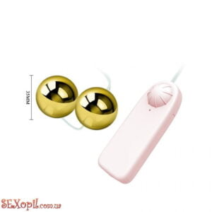 (BI0310) Віброяйце Golden Balls Two Vibrators