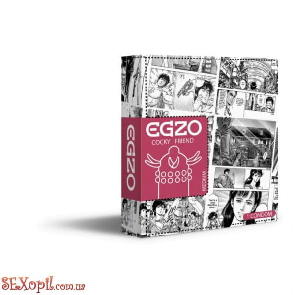 (30001) Презерватив EGZO Cocky Friend Pink Medium - Зображення 2
