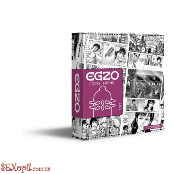(30002) Презерватив EGZO Cocky Friend Violet Soft - Зображення 2