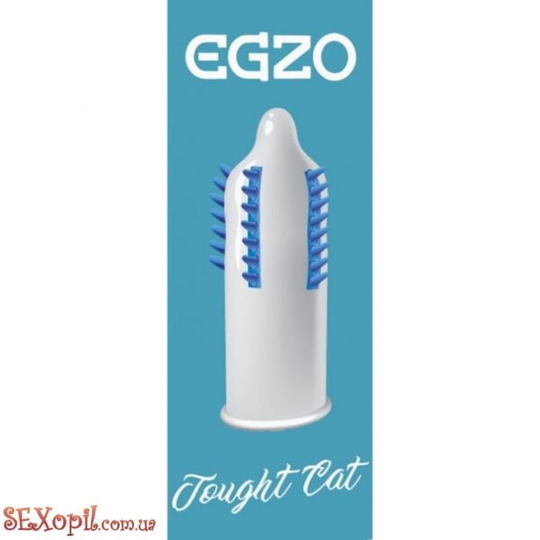 (30005) Презерватив EGZO Cocky Friend Blue Medium - Зображення 3
