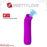 (BI0520) Клиторальный вакуумный стимулятор Pretty Love Ford Vibrator Purple