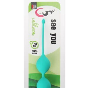 (DT21233) Вагінальні кульки SEE YOU IN BLOOM DUO BALLS 29MM