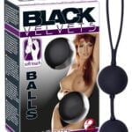 (o521752) Вагинальные шарики Black Velvets Balls Silicone