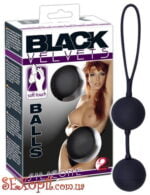 (o521752) Вагинальные шарики Black Velvets Balls Silicone
