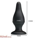 (BI0554) Анальний затор Pretty Love Sturdy Silicone Anal Plug - Зображення 4