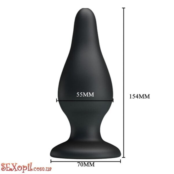 (BI0554) Анальний затор Pretty Love Sturdy Silicone Anal Plug - Зображення 4