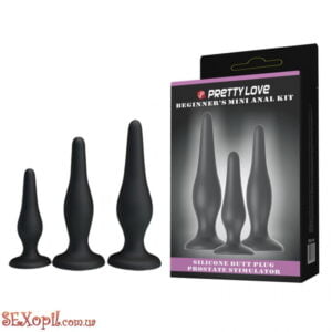 (BI0555) Анальные пробки Pretty Love Begginer's Mini Anal Kit