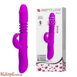 (BI0304) Вибратор с поступательными движениями Pretty Love Ward