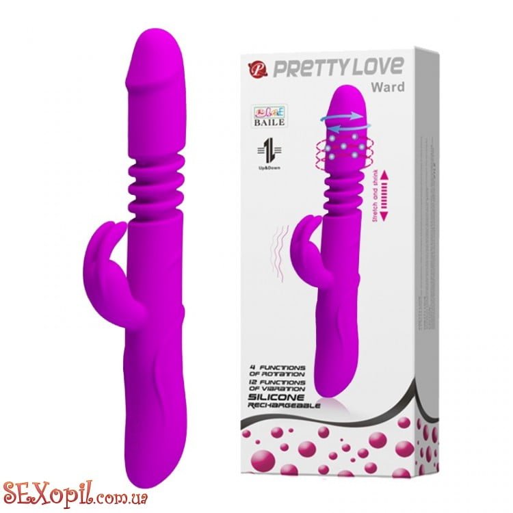 (BI0304) Вибратор с поступательными движениями Pretty Love Ward (BI0304) Вибратор с поступательными движениями Pretty Love Ward
