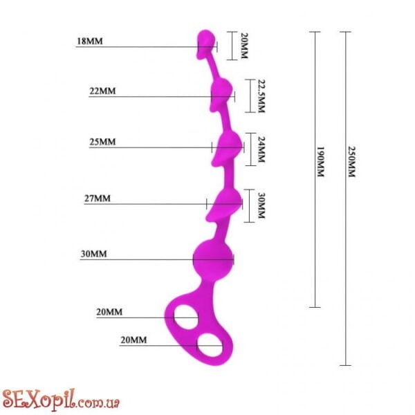 (BI0119) Стимулятор Anal Beads Penis - Зображення 3