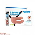 (LVTOY049) Двойной страпон Lovetoy Unisex Hollow Double Penetrator 6