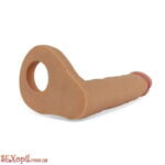 (LVTOY102) Анальний пеніс-насадка LoveToy Ultra Soft Double - Зображення 6