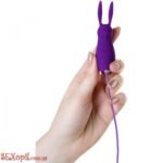 (764020) Силіконове віброяйце-кролик A-Toys «Bunny» з виносним пультом - Зображення 3
