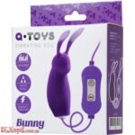 (764020) Силіконове віброяйце-кролик A-Toys «Bunny» з виносним пультом - Зображення 4