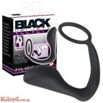 (o516724) Стимулятор простаты с эрекционным кольцом Black Velvets Ring & Plug