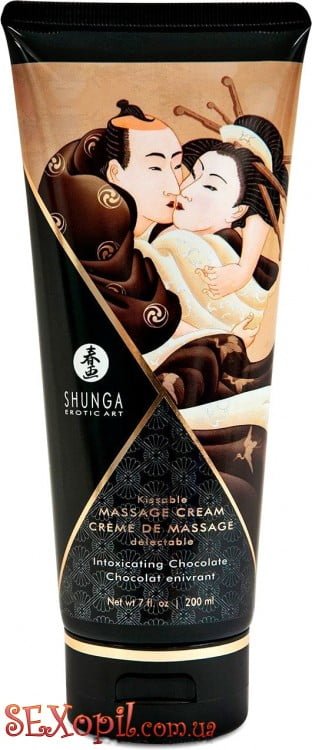 (SO2507) Масло для эротического массажа Shunga Kissable Massage Cream-Intoxicating Chocolate 200 мл (SO2507) Масло для эротического массажа Shunga Kissable Massage Cream-Intoxicating Chocolate 200 мл