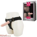 (BW0468) Страпон Vibrating Strap On - Flesh