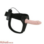 (BW0468) Страпон Vibrating Strap On - Flesh - Зображення 3