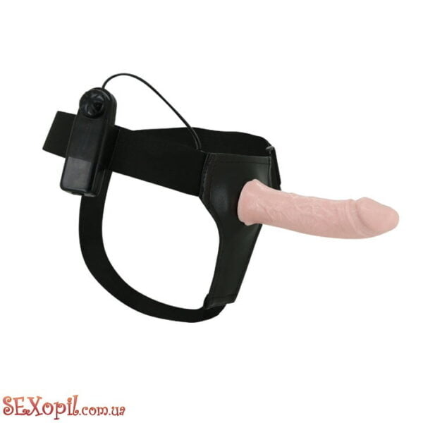 (BW0468) Страпон Vibrating Strap On - Flesh - Зображення 3