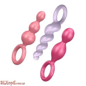 (SO2324) Набор анальных пробок Satisfyer Plugs Colored Set of 3