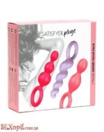 (SO2324) Набір анальних пробок Satisfyer Plugs Colored Set of 3 - Зображення 4