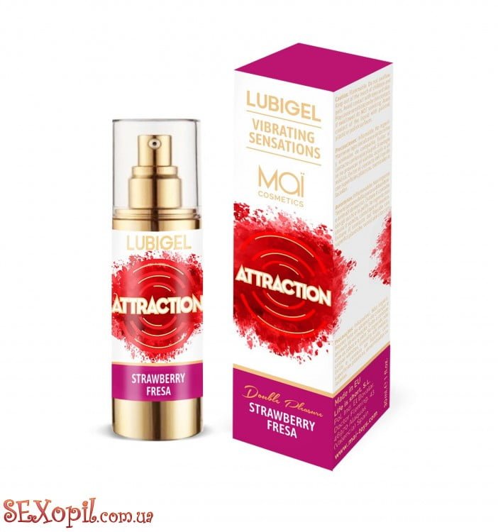 (SO2414) Жидкий вибратор MAI Lubigel Strawberry 30 мл (SO2414) Жидкий вибратор MAI Lubigel Strawberry 30 мл