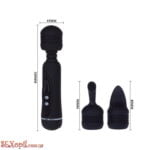 (BW-055002A) Вібратор Power Wand Black - Зображення 4