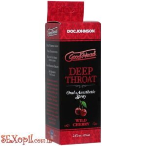 (SO2800) Спрей для глибокого мінету GoodHead Deep Throat Spray Wild Cherry 59 мл