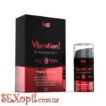 (SO2921) Жидкий вибратор Intt Vibration Strawberry (15 мл)