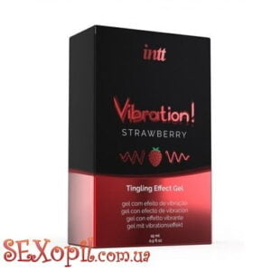 (SO2921) Рідкий вібратор Intt Vibration Strawberry (15 мл)