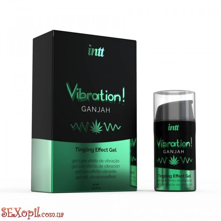 (SO3347) Жидкий вибратор Intt Vibration Ganjah (15 мл) (SO3347) Жидкий вибратор Intt Vibration Ganjah (15 мл)