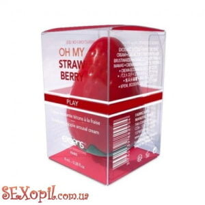 (SO3335) Возбуждающий крем для сосков со вкусом клубники EXSENS Oh My Strawberry 8 мл