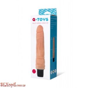 (761001) Вибратор-реалистик с кольцами TOYFA A-toys