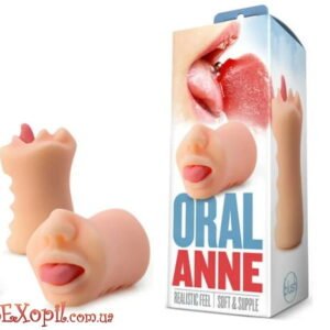 (T330687) Мастурбатор реалистичный ротик с языком X5 MEN ORAL ANNE