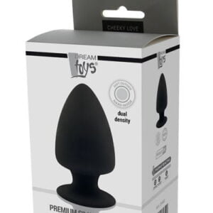 (DT21602) Анальний затор PREMIUM SILICONE PLUG M BLACK