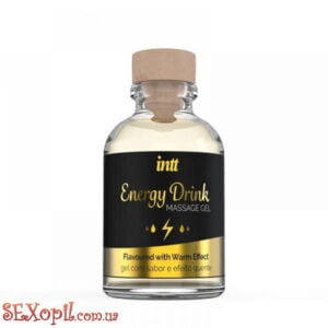 (IN15400) Масажний Гель зі зігріваючим ефектом Intt Energy Drink, 30 мл