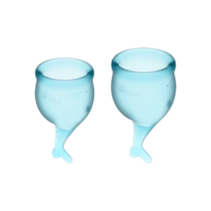 Satisfyer - Менструальні чаші SATISFYER FEEL SECURE MENSTRUAL CUP LIGHT BLUE (T360902)