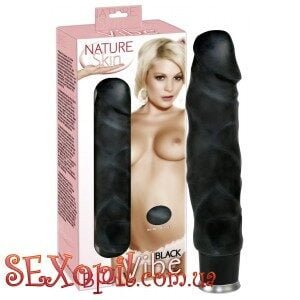 (o560278) Реалистичный вибратор Nature Skin Big Vibe Black