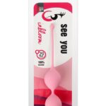 (DT21231) Вагінальні кульки SEE YOU IN BLOOM DUO BALLS 29MM