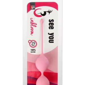 (DT21231) Вагінальні кульки SEE YOU IN BLOOM DUO BALLS 29MM