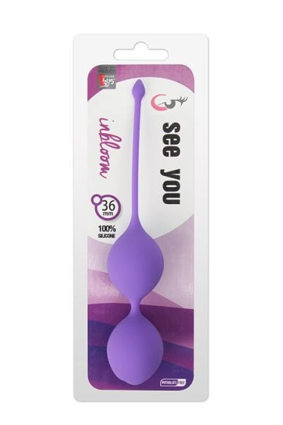 DT21229 (DT21229) Вагінальні кульки SEE YOU IN BLOOM DUO BALLS 36MM - Зображення 1