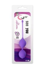 (DT21232) Вагінальні кульки SEE YOU IN BLOOM DUO BALLS 29MM