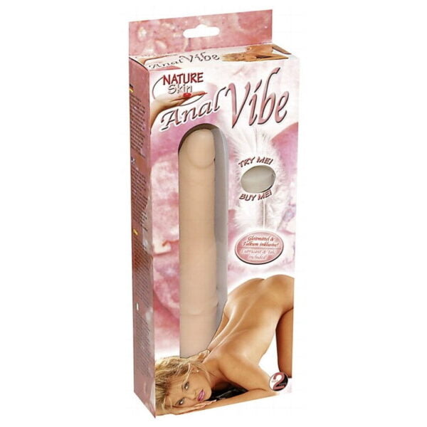 (o557927) Вібратор Nature Skin супершкіра Anal Vibe - Зображення 3
