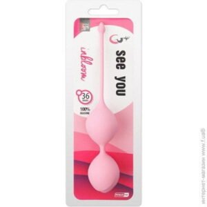 (DT21228) Вагінальні кульки SEE YOU IN BLOOM DUO BALLS 36MM