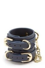 Окови BONDAGE COUTURE WRIST CUFF BLUE (T280804) - Зображення 3