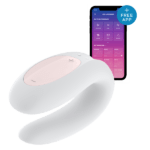 Satisfyer - Вібромасажер для пар SATISFYER DOUBLE JOY WHITE (T360117)